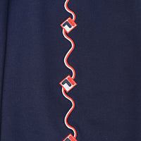 Fila Women's Navy Embroidered Taping Jogger
