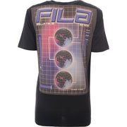 Fila Womens Oversized Backprint Logo T-Shirt In Black