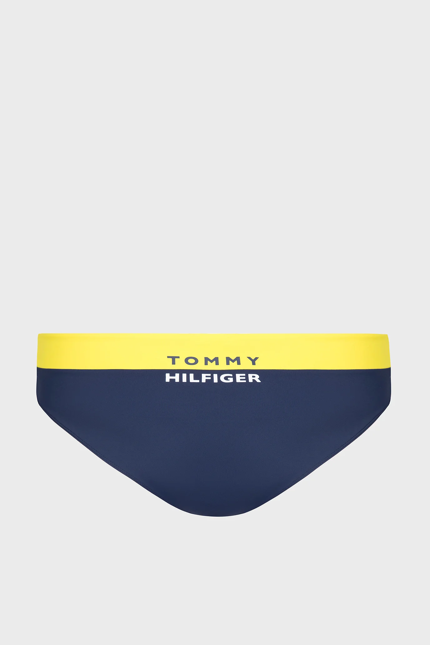 Tommy Hilfiger Womens Cheeky High Waist Bikini Bottom In Yellow