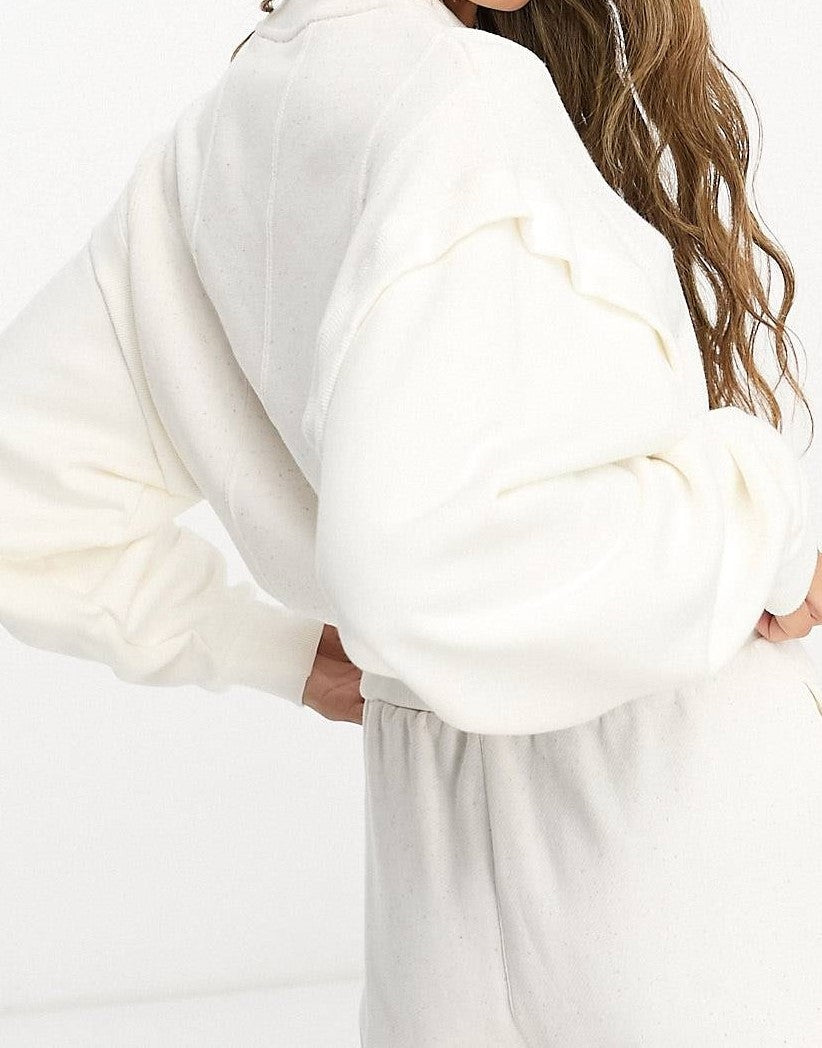 Reebok Womens Sweatshirt In Off White