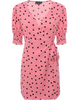 Wednesday's Girl Women's Mini Wrap Dress