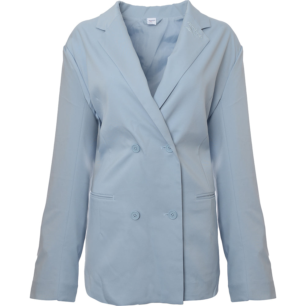 Reebok Women's Pastel Blue Premium Oversized Blazer