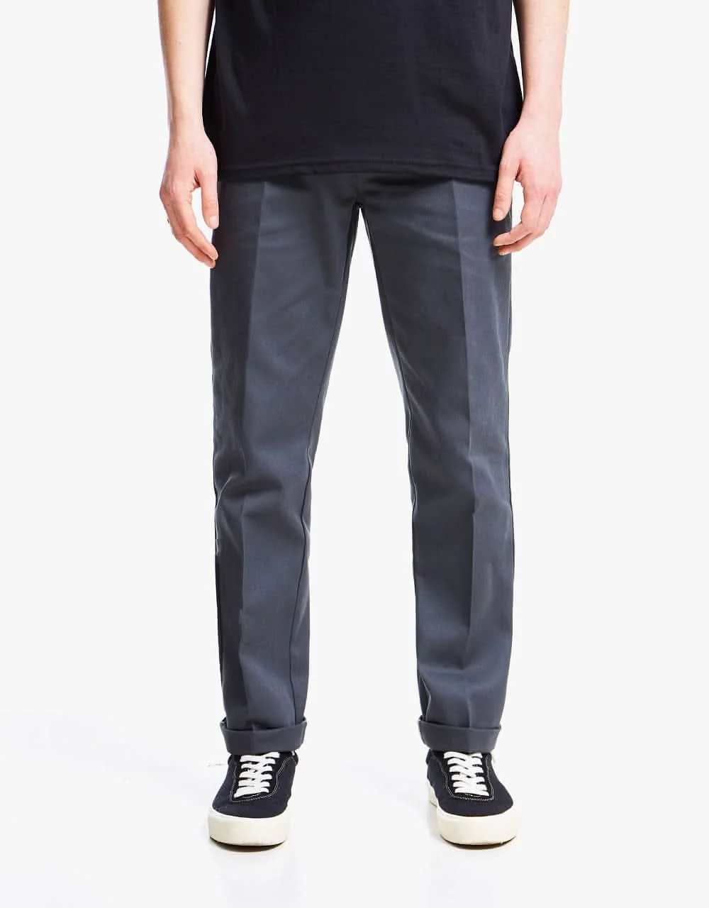 Dickies Mens 872 Recycled Work Trousers in Charcoal Grey