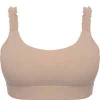 Lorna Jane Women's Stone Light Support Frill Sports Bra