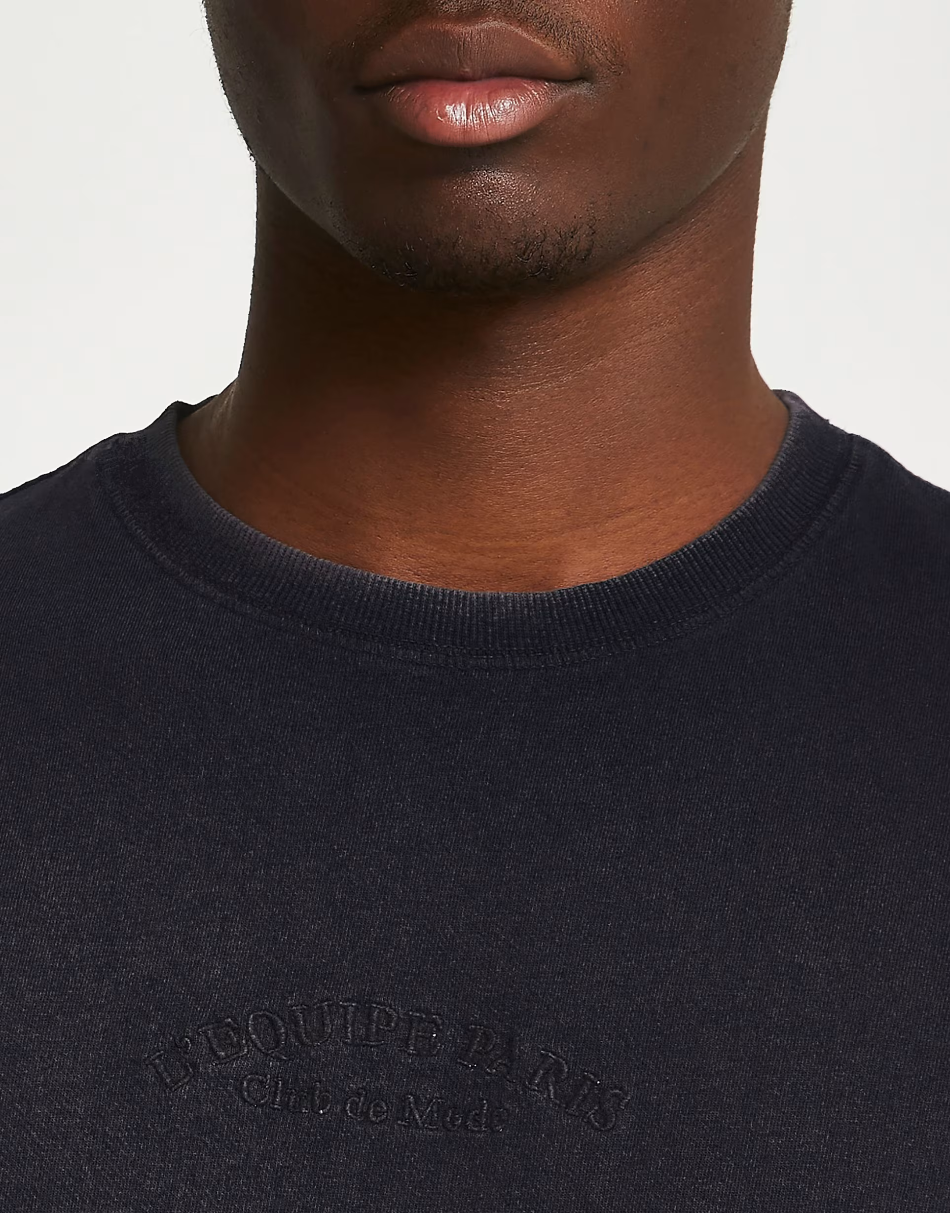 River Island Mens T-Shirt With Paris Logo in Washed Black