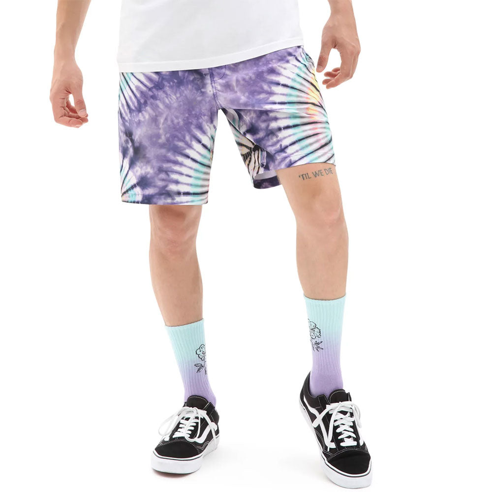 Vans Mens New Age Tie Dye Shorts In Purple