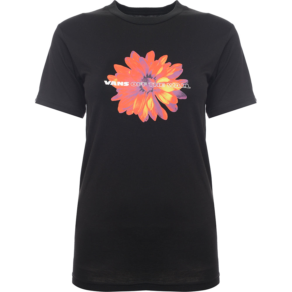 Vans Men's Black Blooming Short Sleeve T-Shirt