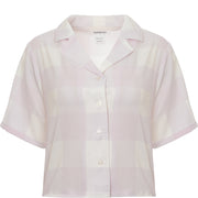 Glamorous Women's Lilac Check Co Boxy Shirt