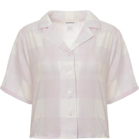 Glamorous Women's Lilac Check Co Boxy Shirt