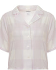 Glamorous Women's Lilac Check Co Boxy Shirt