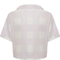 Glamorous Women's Lilac Check Co Boxy Shirt