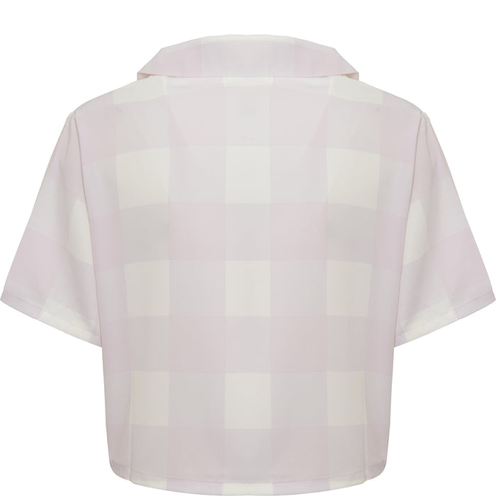 Glamorous Women's Lilac Check Co Boxy Shirt