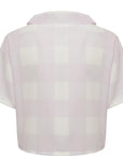 Glamorous Women's Lilac Check Co Boxy Shirt