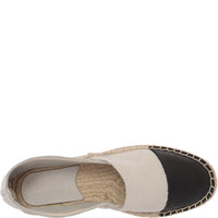 Solillas Women's Off White Leather Espadrilles