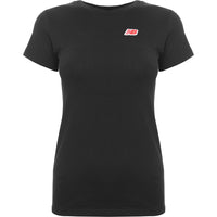 New Balance Womens Small Logo T-Shirt In Black