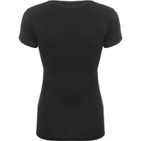 New Balance Womens Small Logo T-Shirt In Black