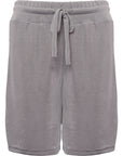 Catch Womens Textured High Shine Beach Shorts Co-ord in Charcoal