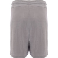 Catch Womens Textured High Shine Beach Shorts Co-ord in Charcoal