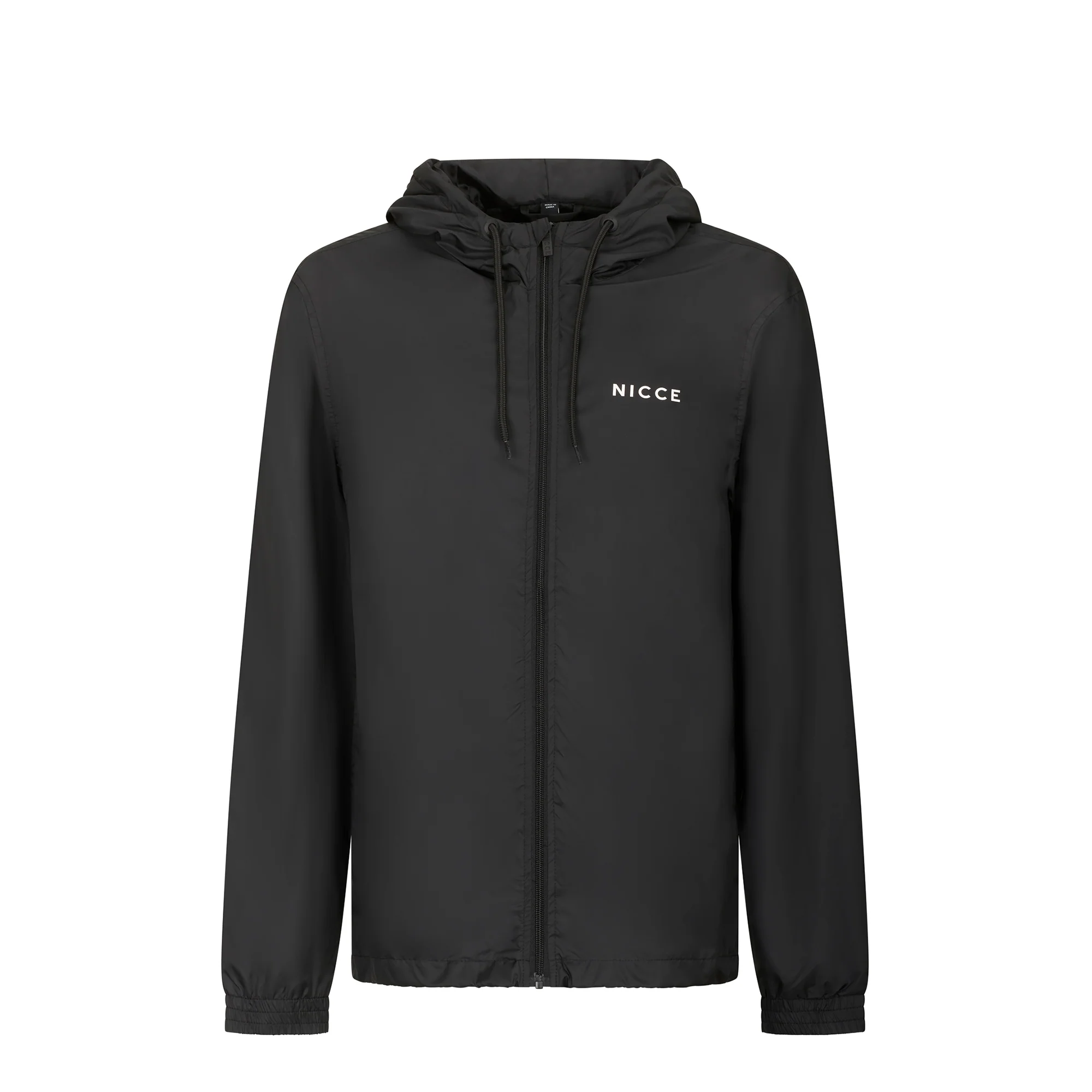 Nicce Mens Windbreaker Jacket In Black