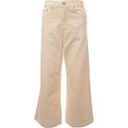 Dr Denim Womens Li High Rise Cropped Jean In Ecru