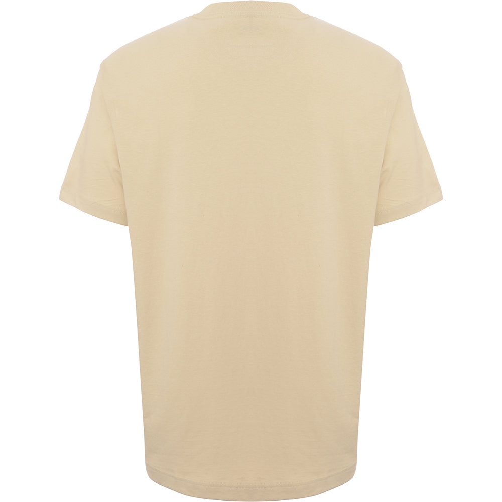 Weekday Men's Beige Oversized Co-Ord T-Shirt