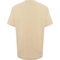 Weekday Men's Beige Oversized Co-Ord T-Shirt