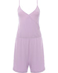 Vero Moda Womens Lilac Ribbed Strappy Playsuit