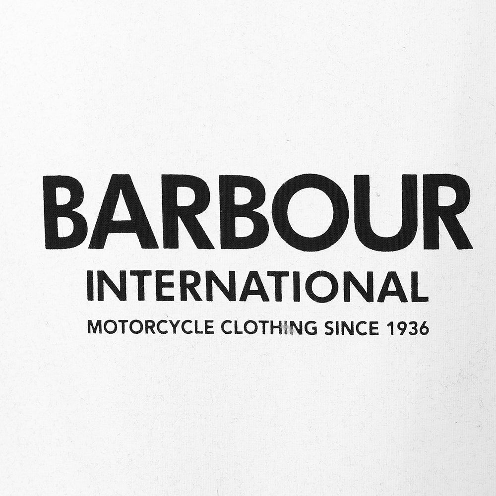 Barbour International Mens Black Box Logo T-Shirt