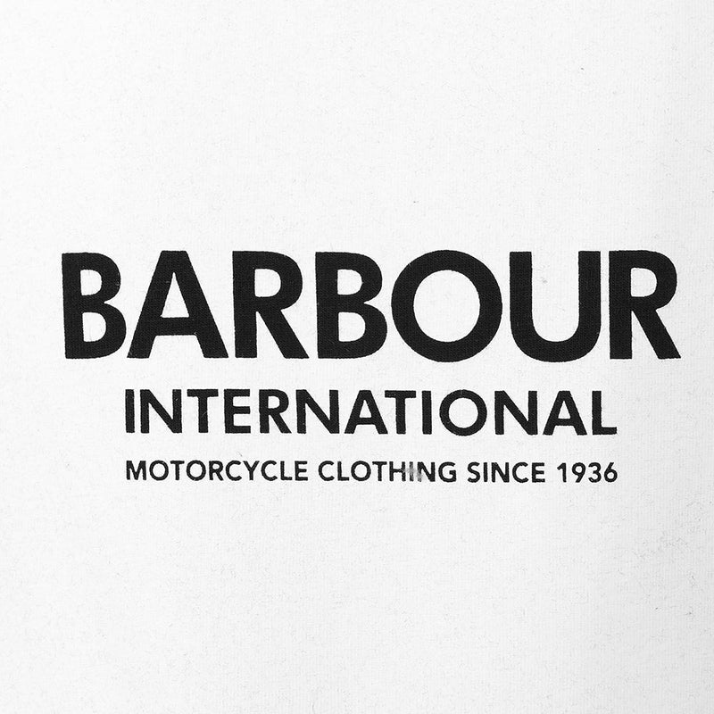 Barbour International Mens Black Box Logo T-Shirt