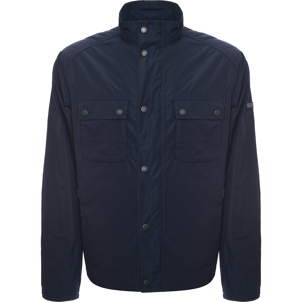 Barbour International Mens Navy Stannington Casual Jacket