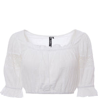 Influence Womens Co-ord Beach Top in White