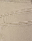 Signature 8 Women's Beige High-Waisted Straight Leg Jeans