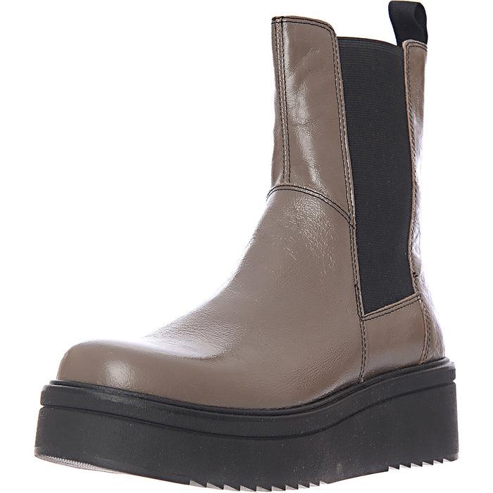 Vagabond Tara Flatform Calf Boots In Brown