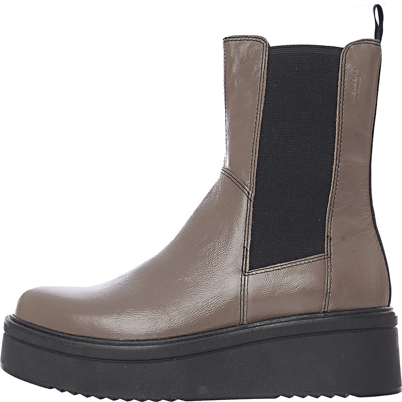 Vagabond Tara Flatform Calf Boots In Brown