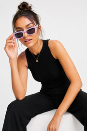 Pimkie Womens Knit Vest Top In Black