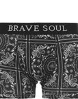 Brave Soul Mens Paisley Print 3 Pack Boxers