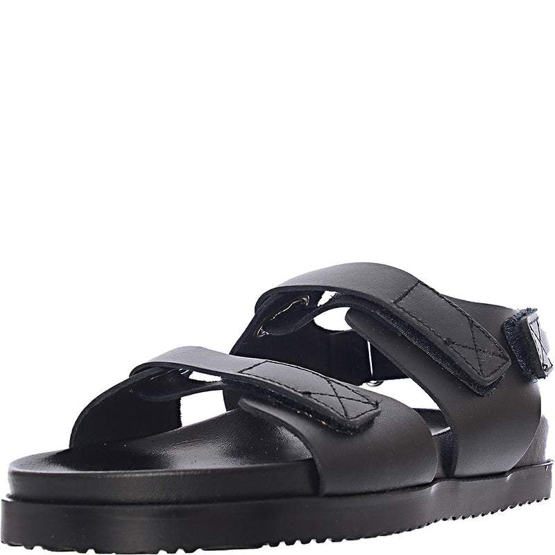 Kaltur Women's Dad Sandal in Black Leather