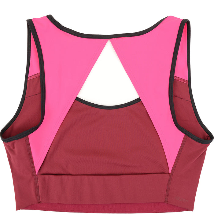 New Balance Women's Burgundy Running Achiever Light Support Sports Bra