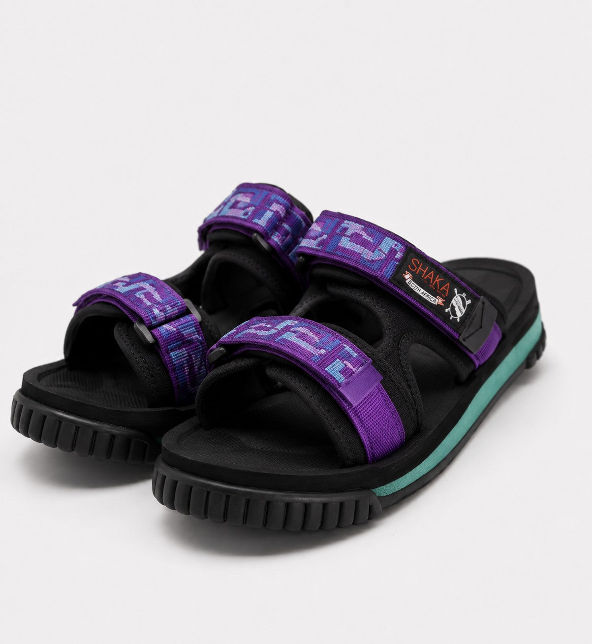 Shaka Mens Chill Out Sliders In Purple
