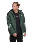 Mens Back To Sport Hooded Jacket in Green