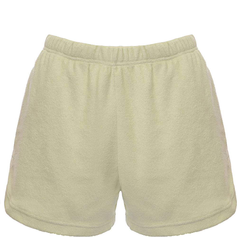 Womens Vans Day Tripper Towelling Shorts in Green