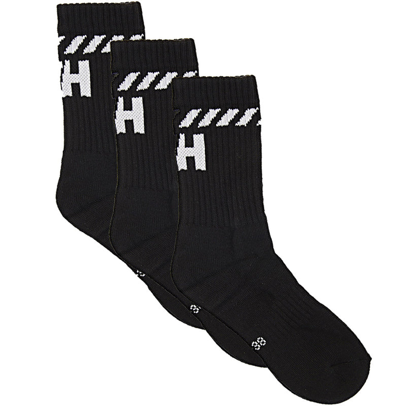 Helly Hansen Cotton Sport 3-Pack Socks in Black