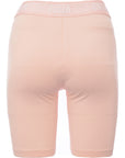 Puma Women's Pastel Pink And Gold Queen Legging Shorts With Banding