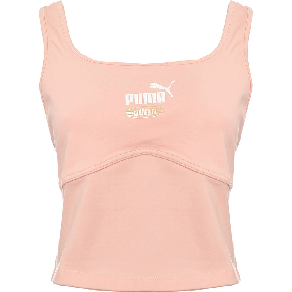 Puma Women's Pastel Pink Queen Plus Structured Bralette