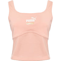 Puma Women's Pastel Pink Queen Plus Structured Bralette