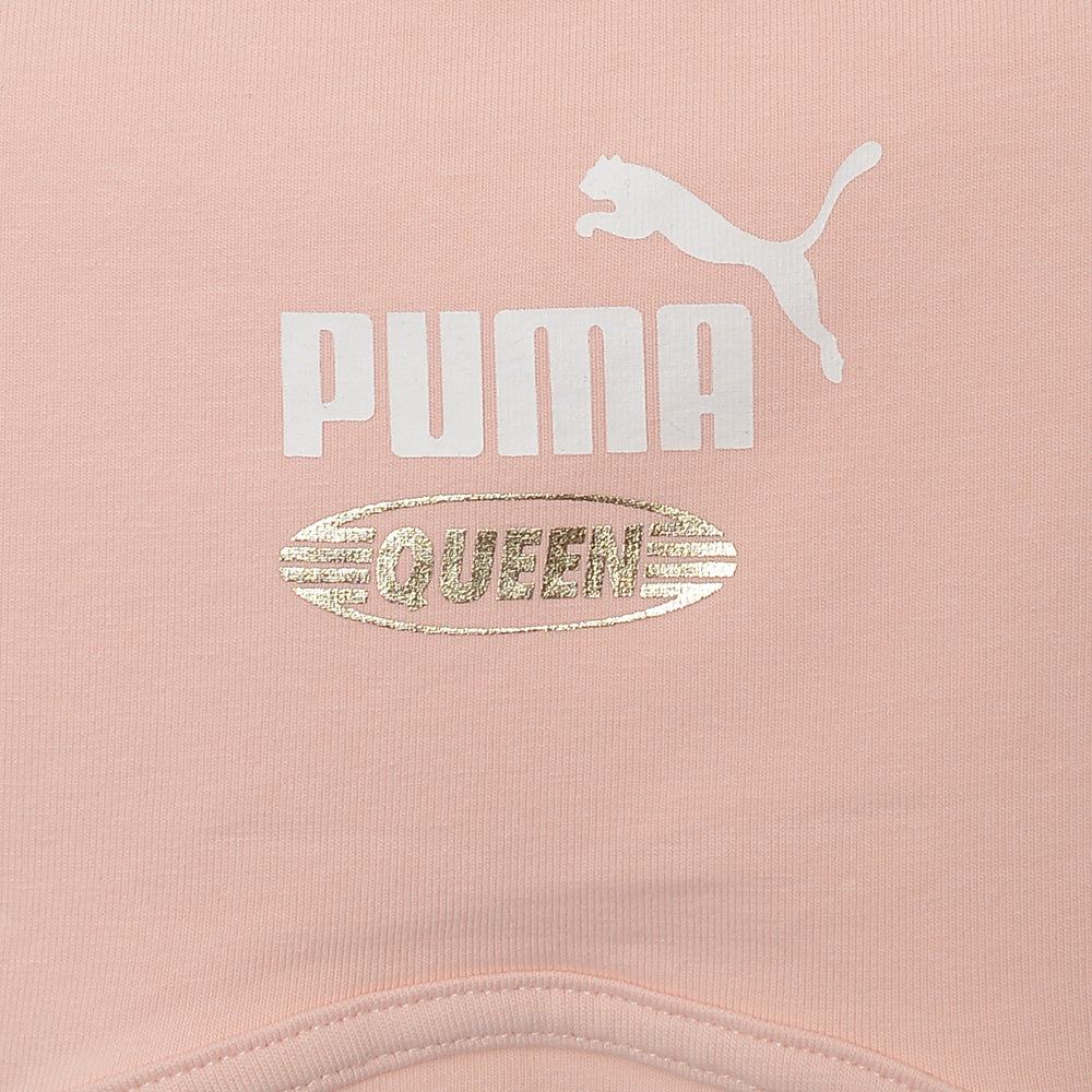 Puma Women's Pastel Pink Queen Plus Structured Bralette