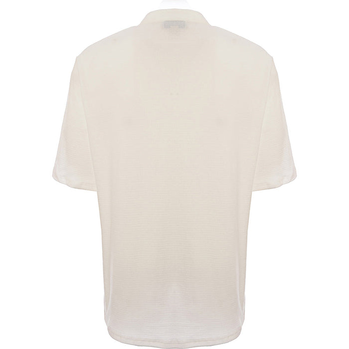 Bando Men's Grandad Collar Textured Shirt