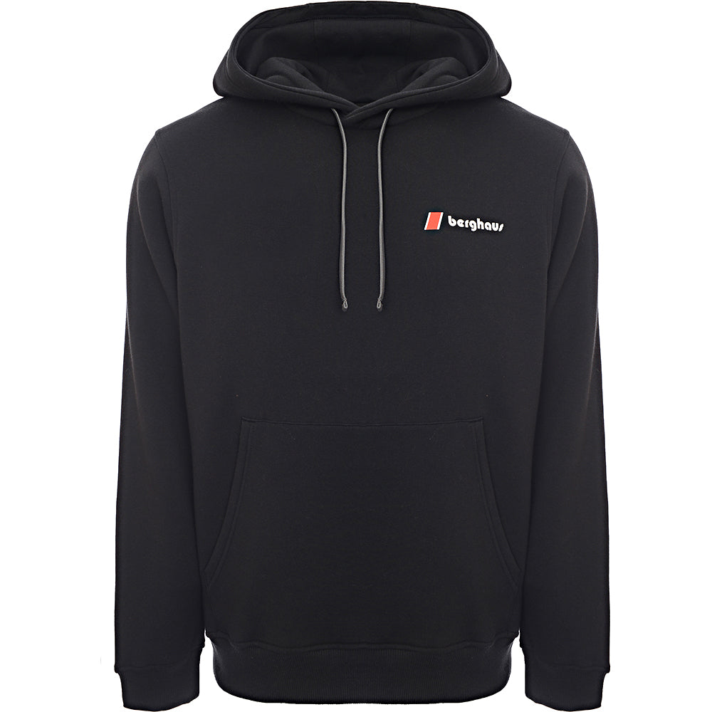 Berghaus Mens Heritage Small Logo Hoodie In Black