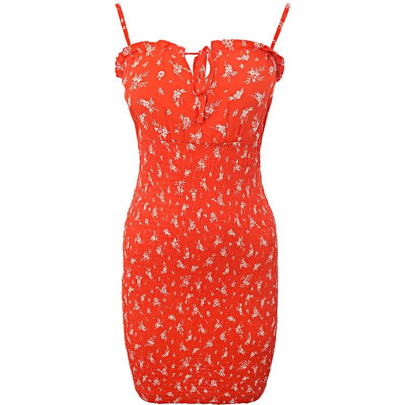 Pimkie Women's Red Floral Printed Cami Dress