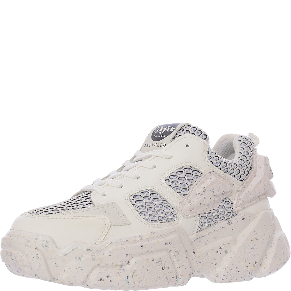 Buffalo Womens White London Brisk CTY Trainers